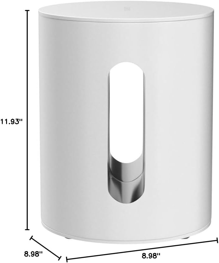 Sonos Sub Mini - Black - Compact Wireless Subwoofer