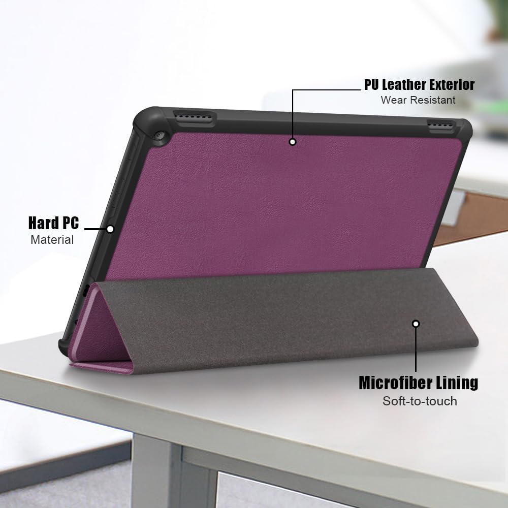 Fire HD 10 Tablet Case,Tablet Case Fits Amazon Kindle Fire HD 10 Kids & Kids Pro Tablet,(13th Gen,2023 Release),Dual Angle Lightweight Slim Folding Stand Folio Cover for Fire 10.with Auto Wake/Sleep.