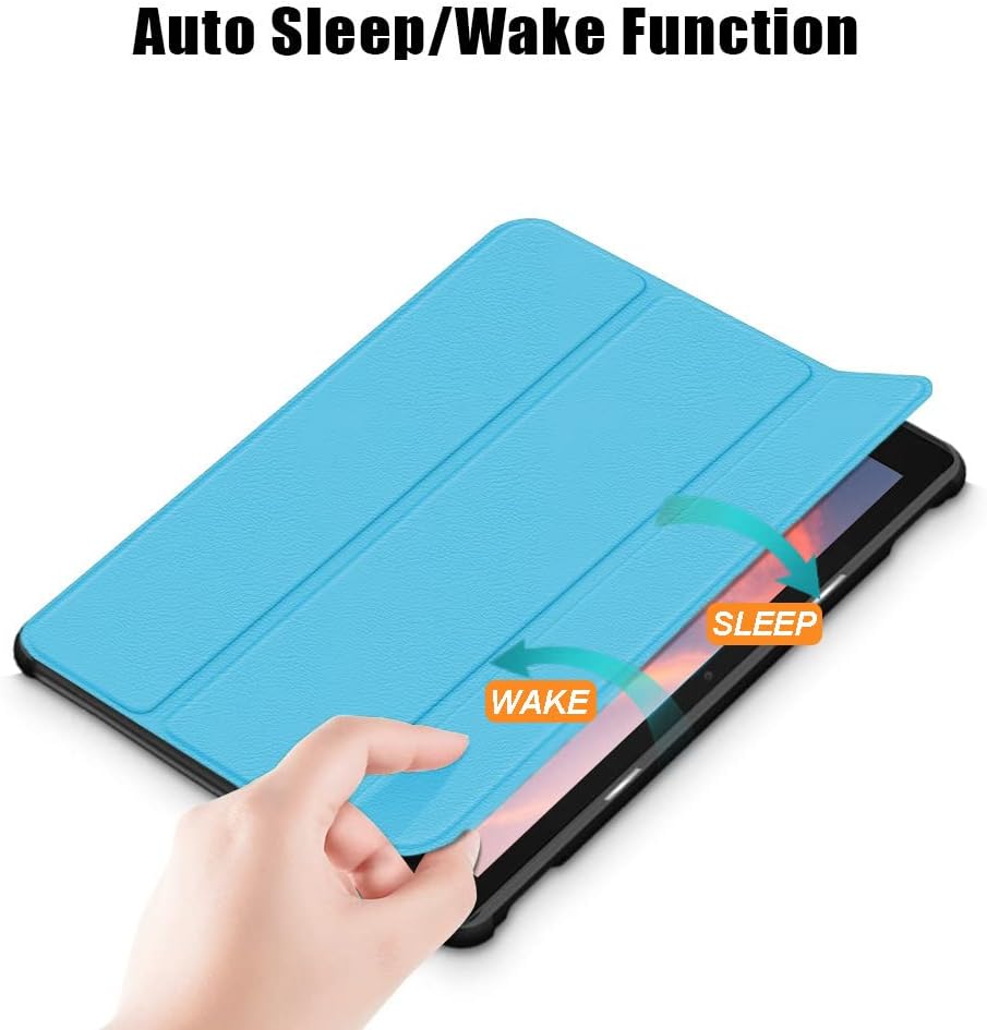 Fire HD 10 Tablet Case,Tablet Case Fits Amazon Kindle Fire HD 10 Kids & Kids Pro Tablet,(13th Gen,2023 Release),Dual Angle Lightweight Slim Folding Stand Folio Cover for Fire 10.with Auto Wake/Sleep.