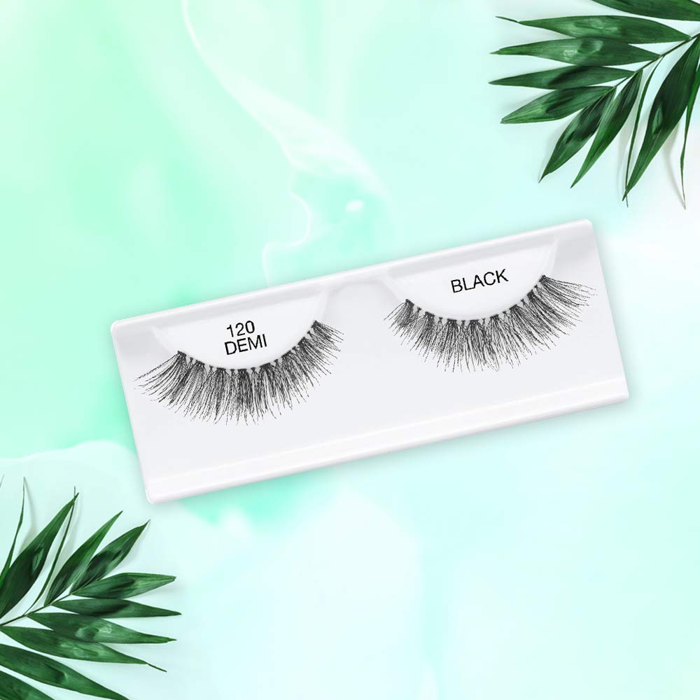 Ardell Natural Lashes False Eyelashes 120 - Black, Natural Look Strip Lashes, Reusable - 4 Pack