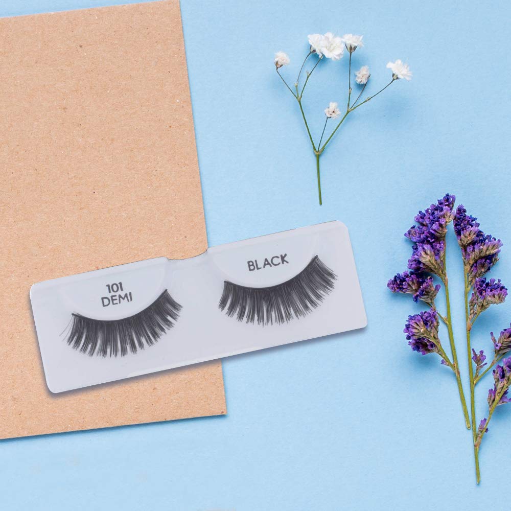 Ardell Natural Lashes False Eyelashes 120 - Black, Natural Look Strip Lashes, Reusable - 4 Pack