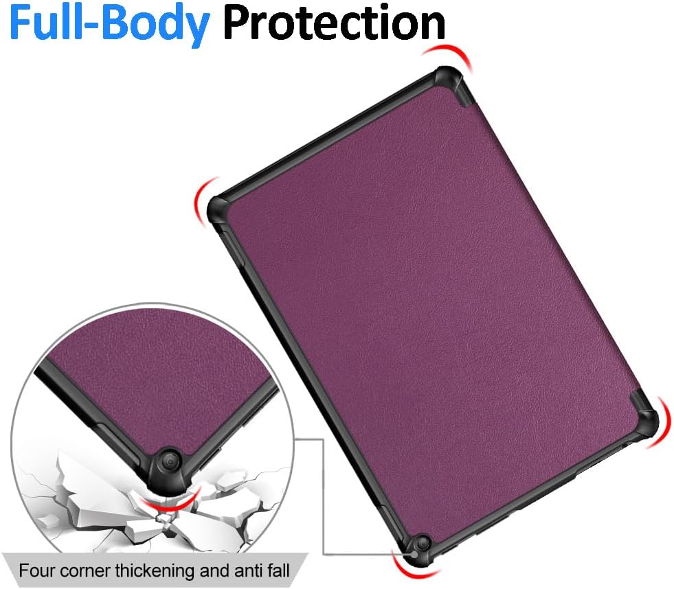 Fire HD 10 Tablet Case,Tablet Case Fits Amazon Kindle Fire HD 10 Kids & Kids Pro Tablet,(13th Gen,2023 Release),Dual Angle Lightweight Slim Folding Stand Folio Cover for Fire 10.with Auto Wake/Sleep.