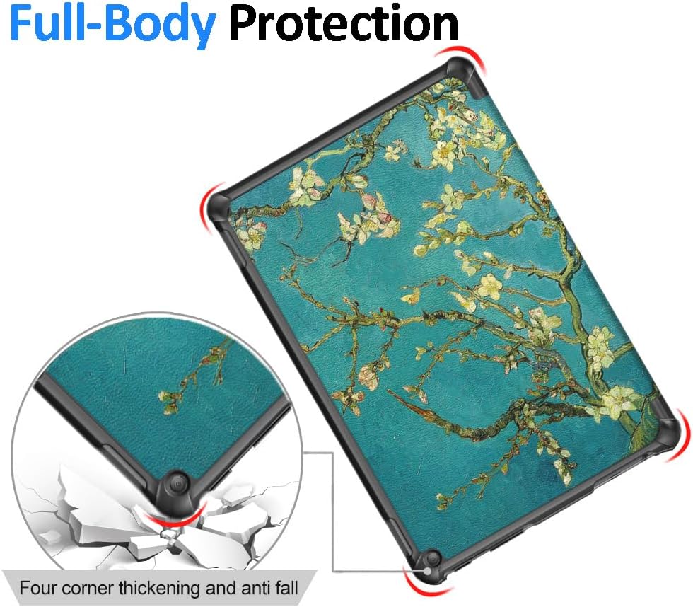 Fire HD 10 Tablet Case,Tablet Case Fits Amazon Kindle Fire HD 10 Kids & Kids Pro Tablet,(13th Gen,2023 Release),Dual Angle Lightweight Slim Folding Stand Folio Cover for Fire 10.with Auto Wake/Sleep.
