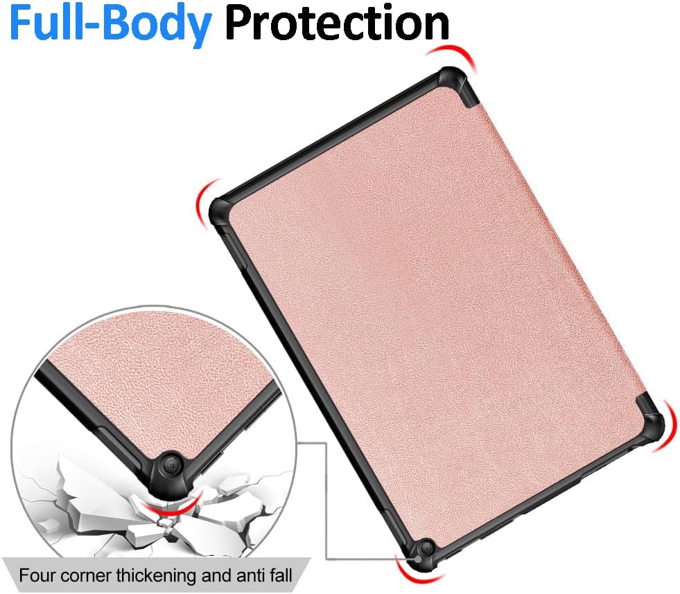 Fire HD 10 Tablet Case,Tablet Case Fits Amazon Kindle Fire HD 10 Kids & Kids Pro Tablet,(13th Gen,2023 Release),Dual Angle Lightweight Slim Folding Stand Folio Cover for Fire 10.with Auto Wake/Sleep.