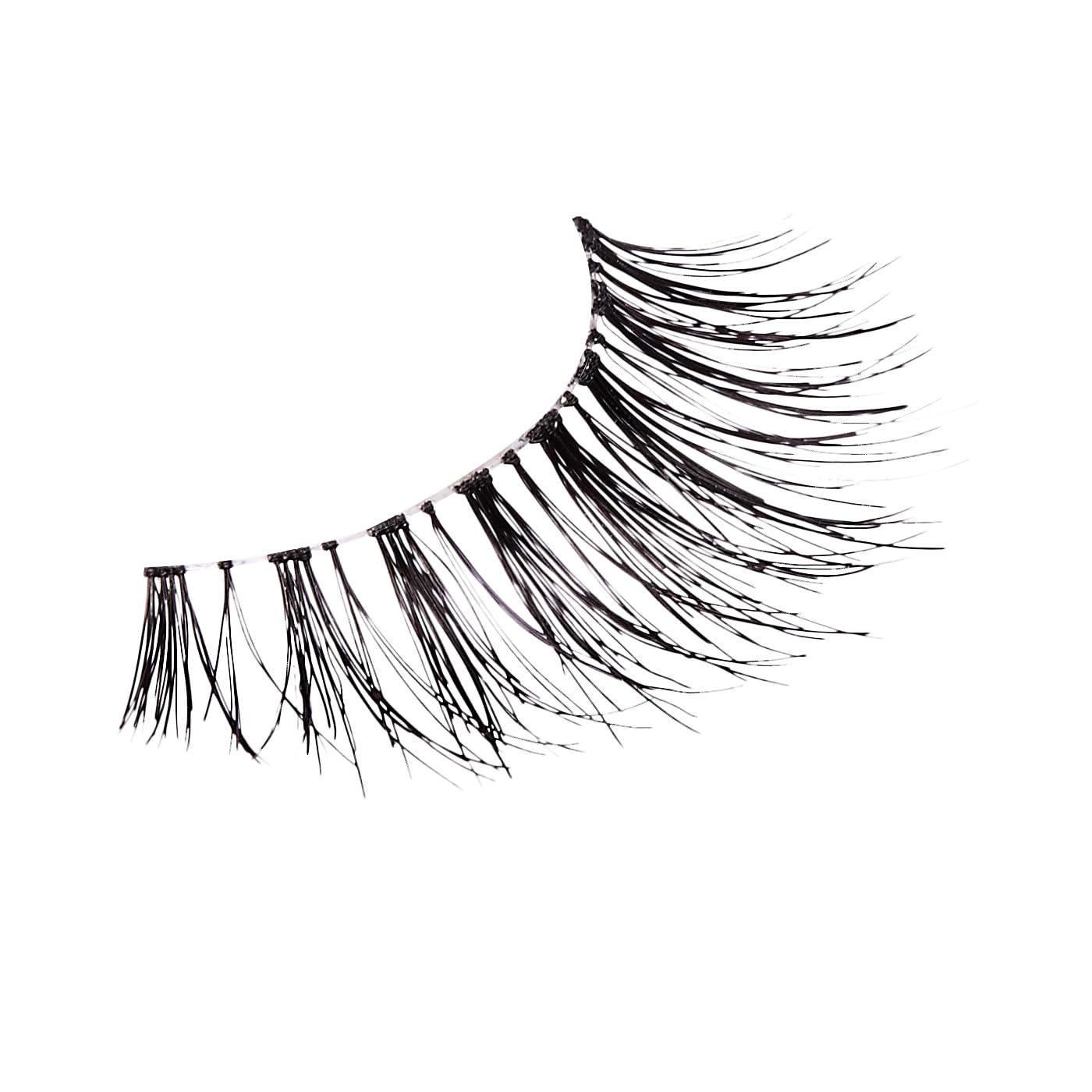 KISS Looks So Natural False Eyelashes Multipack, Lightweight & Comfortable, Tapered End Technology, Reusable, Cruelty-Free, Contact Lens Friendly, Style 'Shy', 5 Pairs Fake Eyelashes