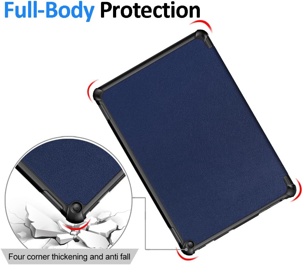 Fire HD 10 Tablet Case,Tablet Case Fits Amazon Kindle Fire HD 10 Kids & Kids Pro Tablet,(13th Gen,2023 Release),Dual Angle Lightweight Slim Folding Stand Folio Cover for Fire 10.with Auto Wake/Sleep.