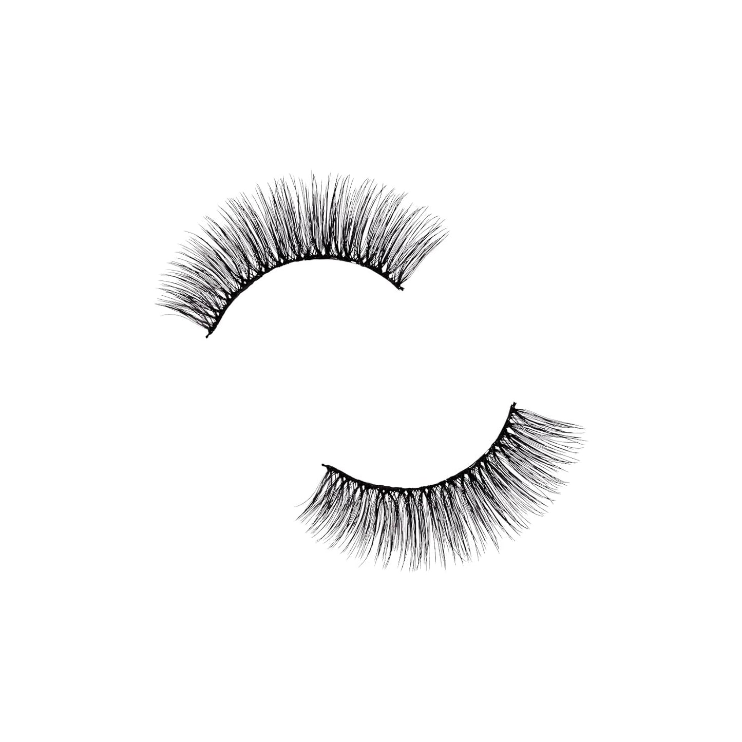 KISS Looks So Natural False Eyelashes Multipack, Lightweight & Comfortable, Tapered End Technology, Reusable, Cruelty-Free, Contact Lens Friendly, Style 'Shy', 5 Pairs Fake Eyelashes