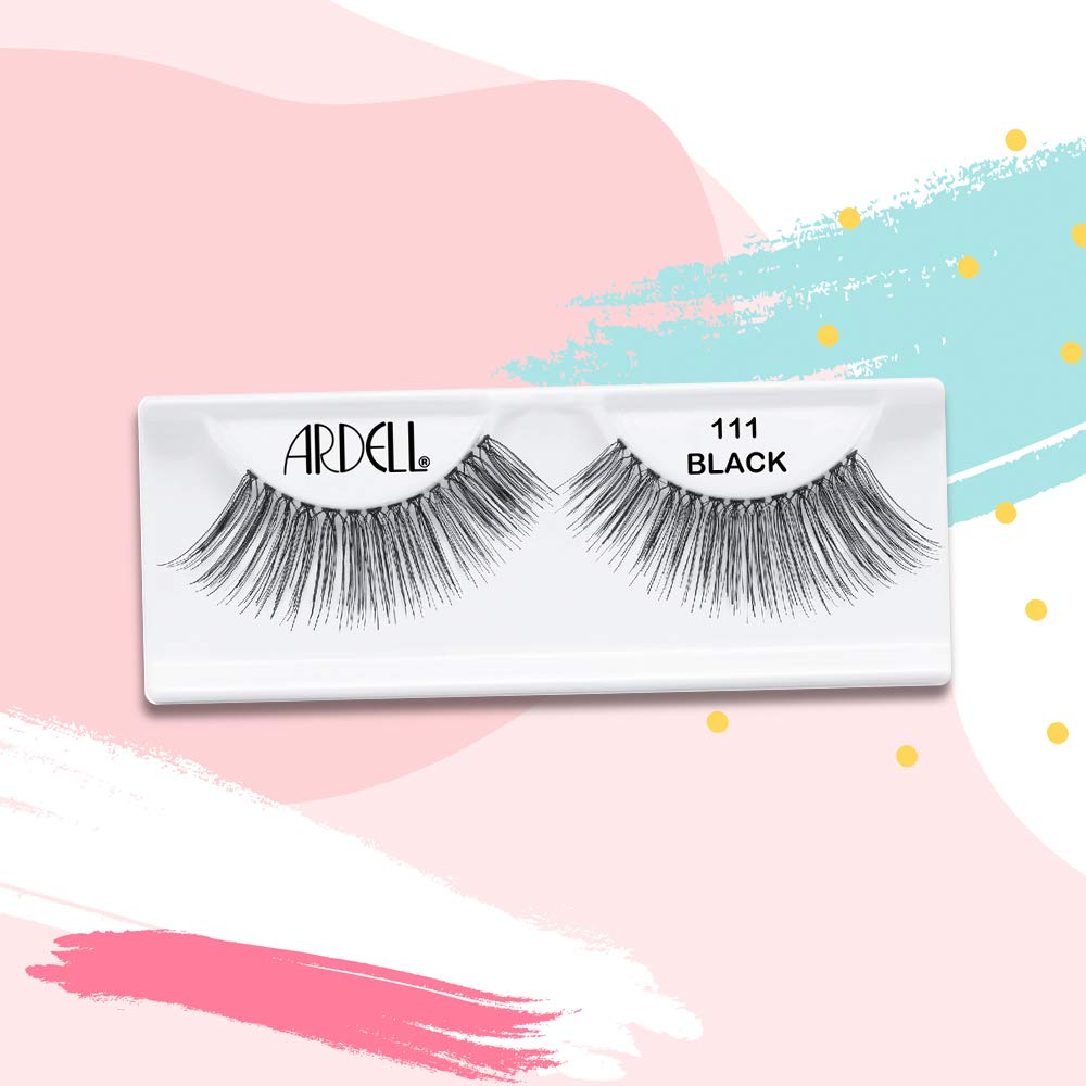 Ardell Natural Lashes False Eyelashes 120 - Black, Natural Look Strip Lashes, Reusable - 4 Pack