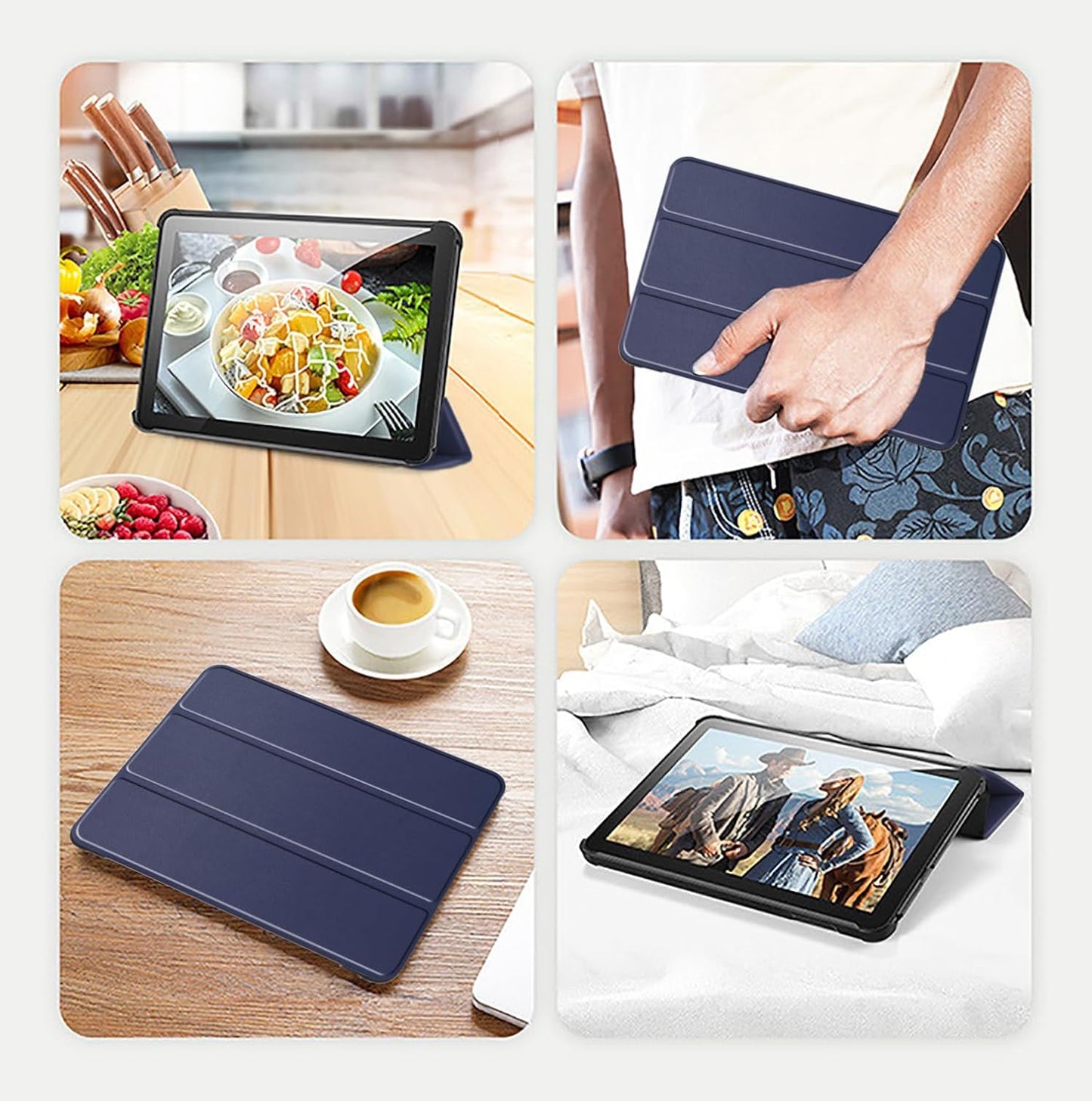 Fire HD 10 Tablet Case,Tablet Case Fits Amazon Kindle Fire HD 10 Kids & Kids Pro Tablet,(13th Gen,2023 Release),Dual Angle Lightweight Slim Folding Stand Folio Cover for Fire 10.with Auto Wake/Sleep.