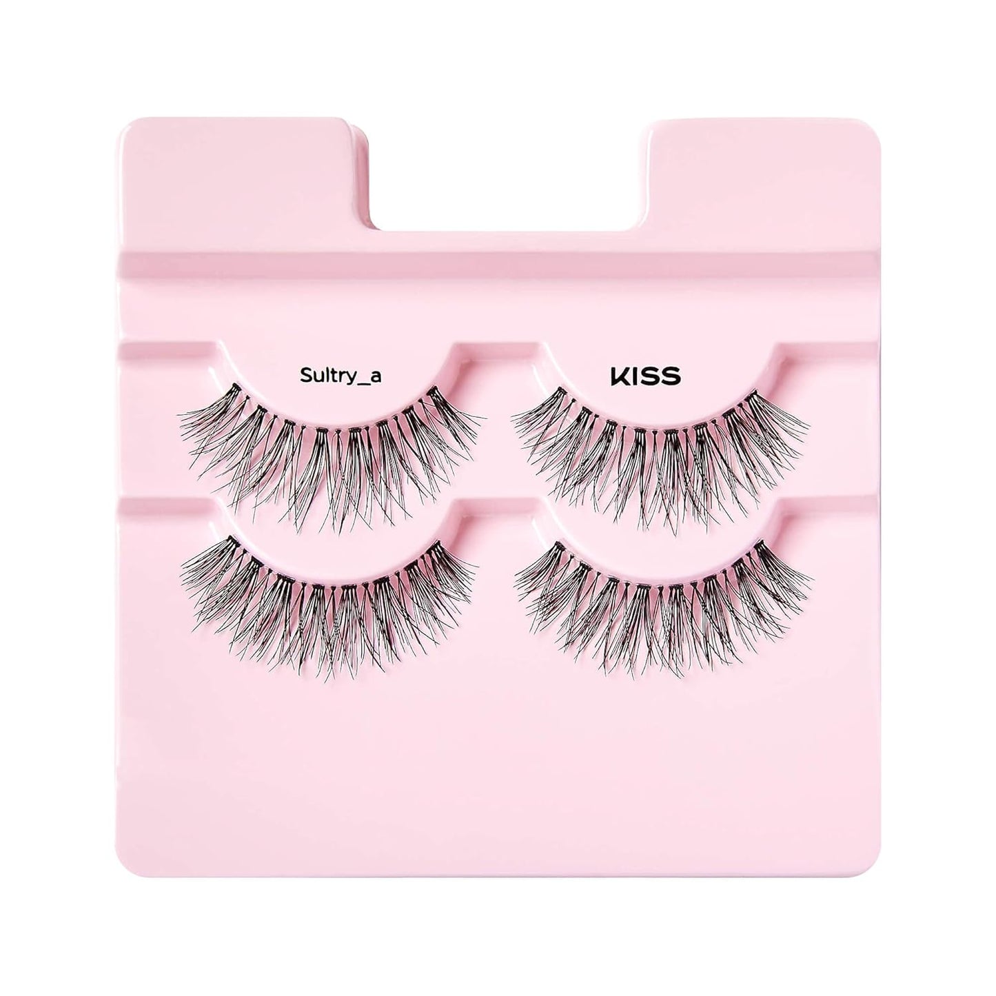 KISS Looks So Natural False Eyelashes Multipack, Lightweight & Comfortable, Tapered End Technology, Reusable, Cruelty-Free, Contact Lens Friendly, Style 'Shy', 5 Pairs Fake Eyelashes