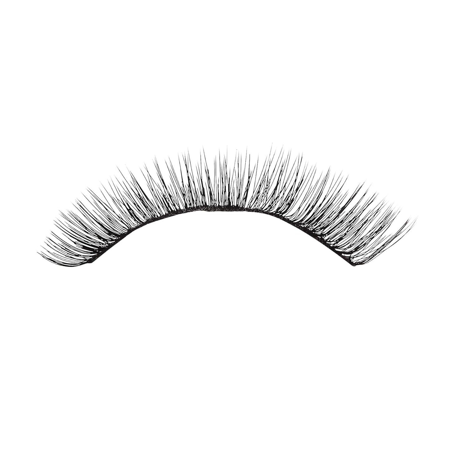 KISS Looks So Natural False Eyelashes Multipack, Lightweight & Comfortable, Tapered End Technology, Reusable, Cruelty-Free, Contact Lens Friendly, Style 'Shy', 5 Pairs Fake Eyelashes