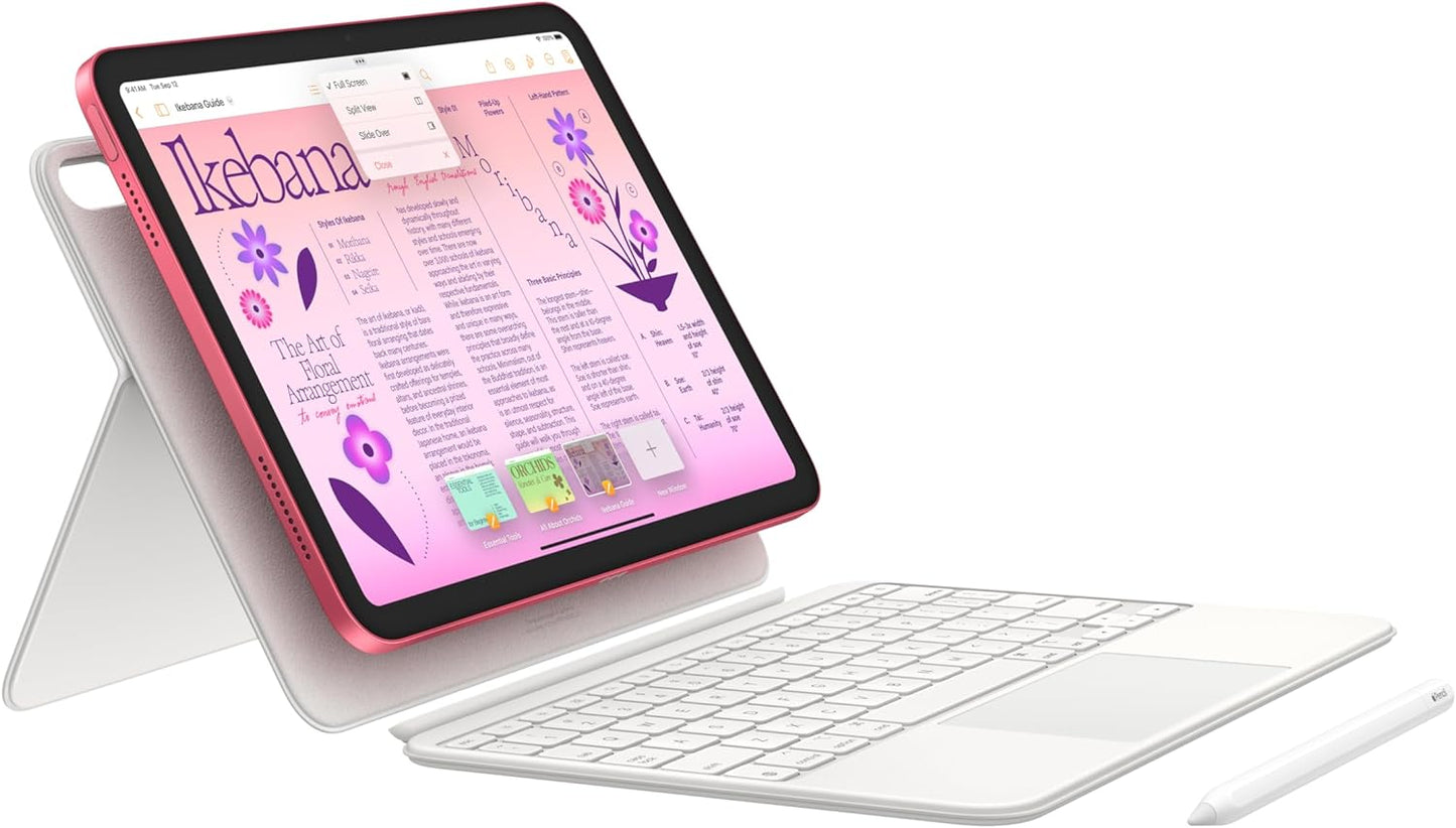 Apple iPad (10th Generation): with A14 Bionic chip, 10.9-inch Liquid Retina Display, 64GB, Wi-Fi 6, 12MP front/12MP Back Camera, Touch ID, All-Day Battery Life – Blue