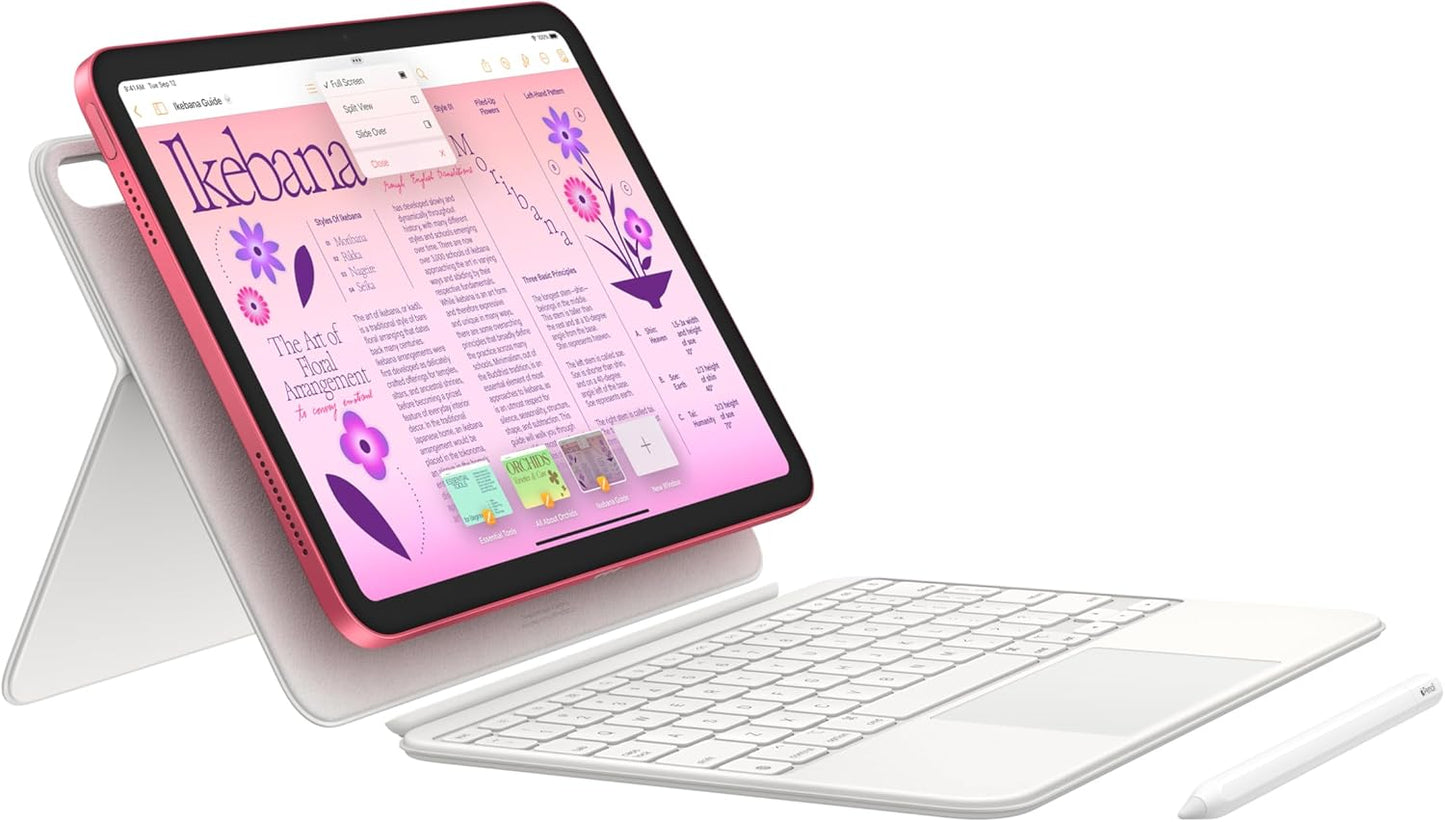 Apple iPad (10th Generation): with A14 Bionic chip, 10.9-inch Liquid Retina Display, 64GB, Wi-Fi 6, 12MP front/12MP Back Camera, Touch ID, All-Day Battery Life – Blue