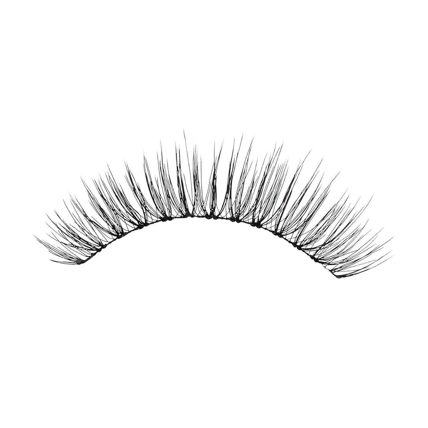 KISS Looks So Natural False Eyelashes Multipack, Lightweight & Comfortable, Tapered End Technology, Reusable, Cruelty-Free, Contact Lens Friendly, Style 'Shy', 5 Pairs Fake Eyelashes
