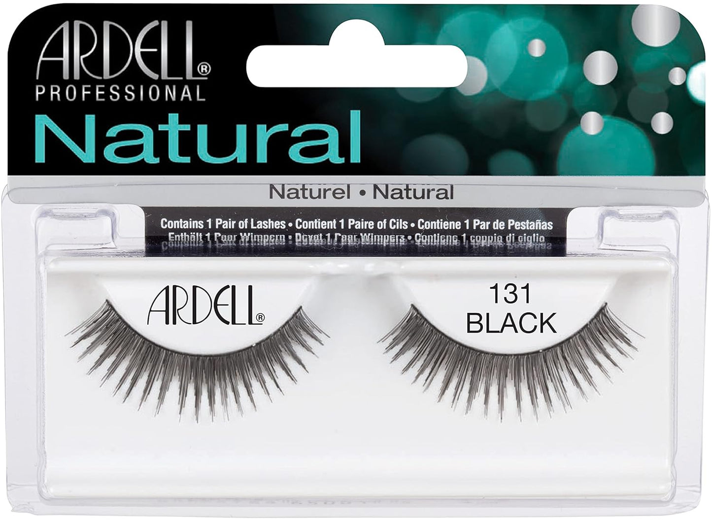 Ardell Natural Lashes False Eyelashes 120 - Black, Natural Look Strip Lashes, Reusable - 4 Pack