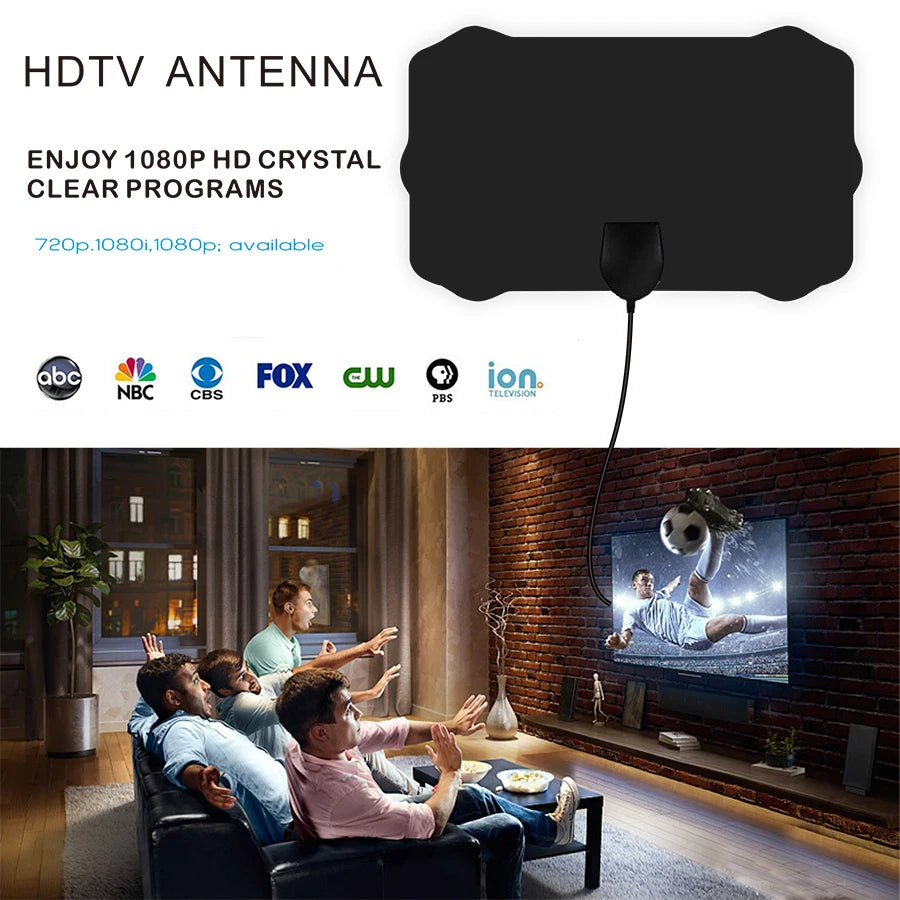 2024 Newest TV Antenna Indoor Digital, Long 5000Miles Range Smart TV Antenna, HD Antenna Amplified Support 8k 4K 1080p