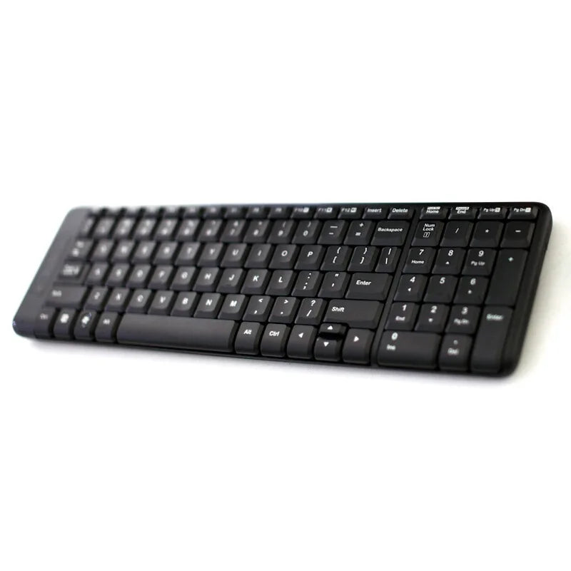 Logitech MK220 Wireless Keyboard And Mouse Combo 11 Multimedia Shortcut Keys 1000DPI Mice USB Receiver Set Office For Laptop PC