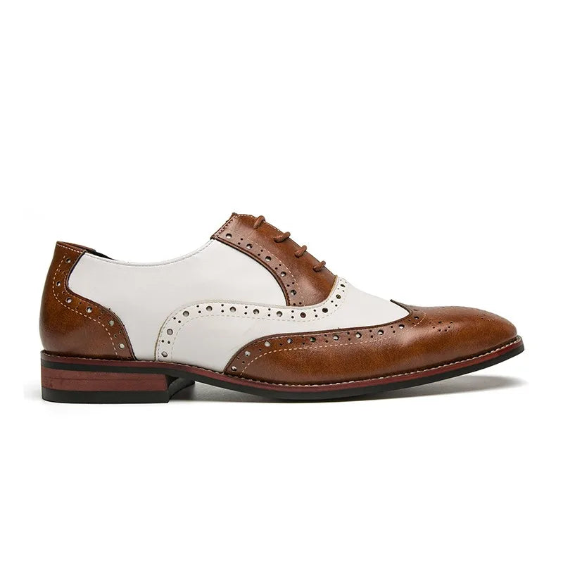 Men's Oxford Italian Lace Up Dress Shoes
