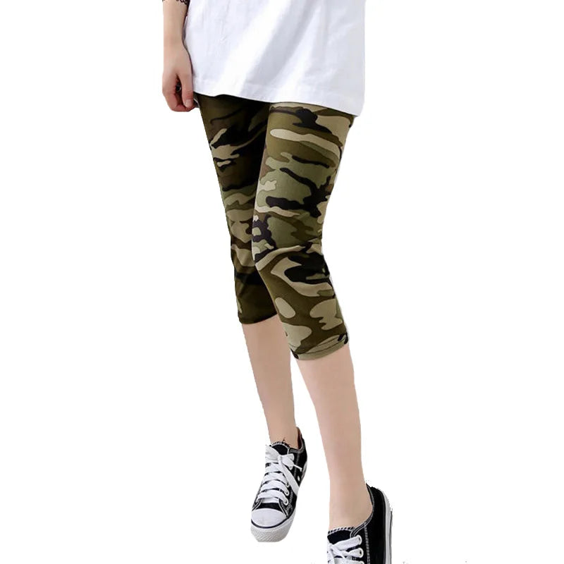 New Women Leggings Workout For Running High Waist Camouflage Print