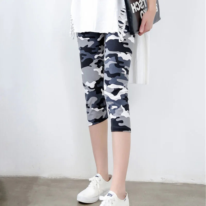 New Women Leggings Workout For Running High Waist Camouflage Print