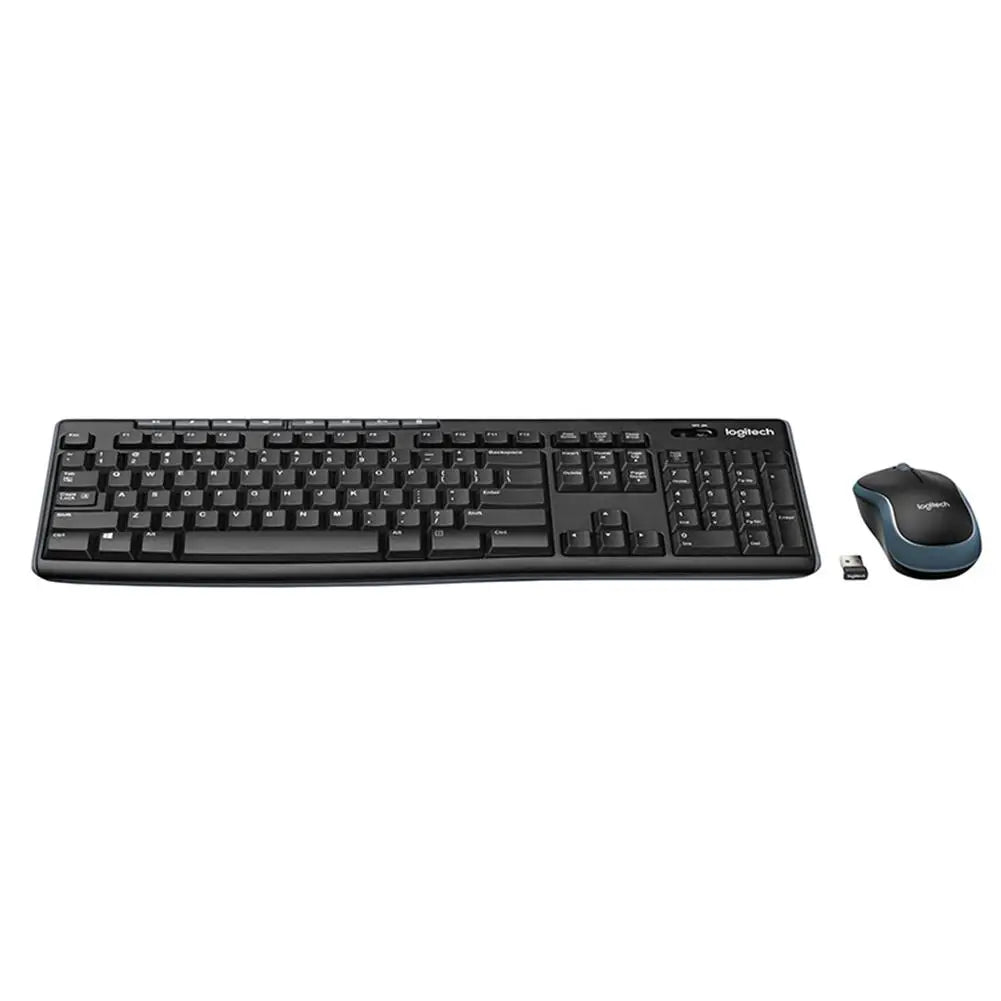Logitech MK270 Mouse Keyboard Combo Set 2.4G Wireless Optical Mouse with Eight Shortcuts Long-lasting for Desktop Laptop PC