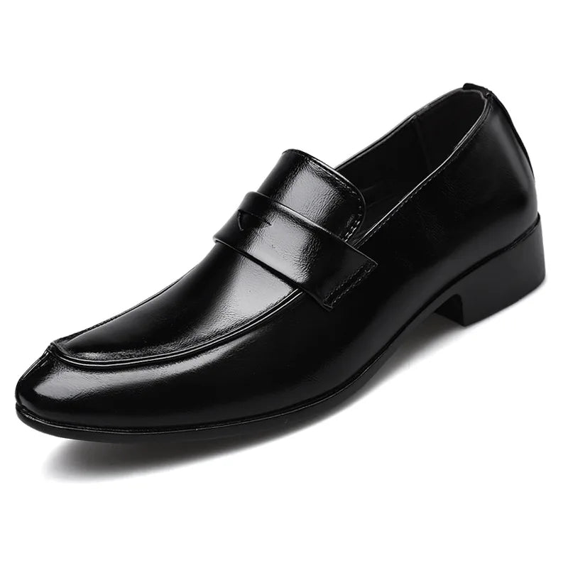 Men's Leather Loafers Dress Shoes