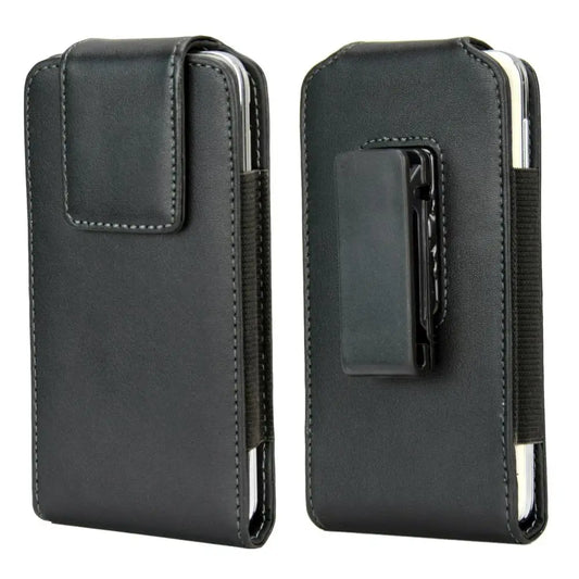 Leather Phone Case Belt Clip For iPhone 15 14 13 12 XS XR X 8 7 Plus Case 5-6.7" Leather Holster Case For iPhone 15 Pro Max Case