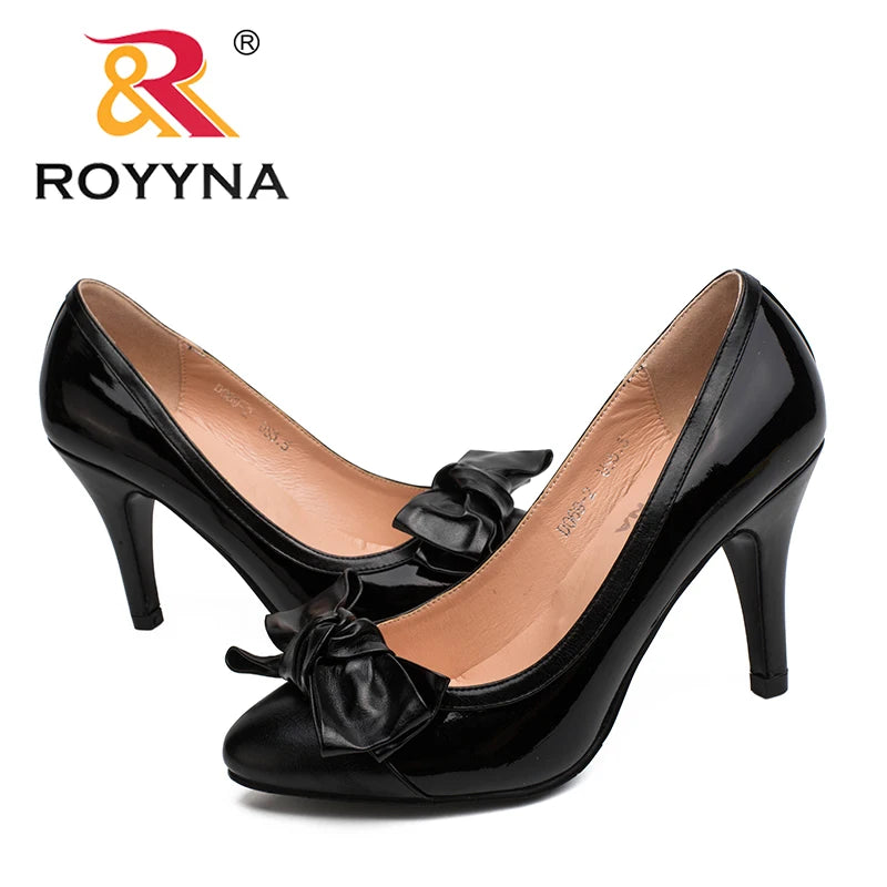 ROYYNA New Fashion Style Women Pumps Pointed Toe Women Shoes Shallow Lady Wedding Shoes comfortable Light Soft Free Shipping