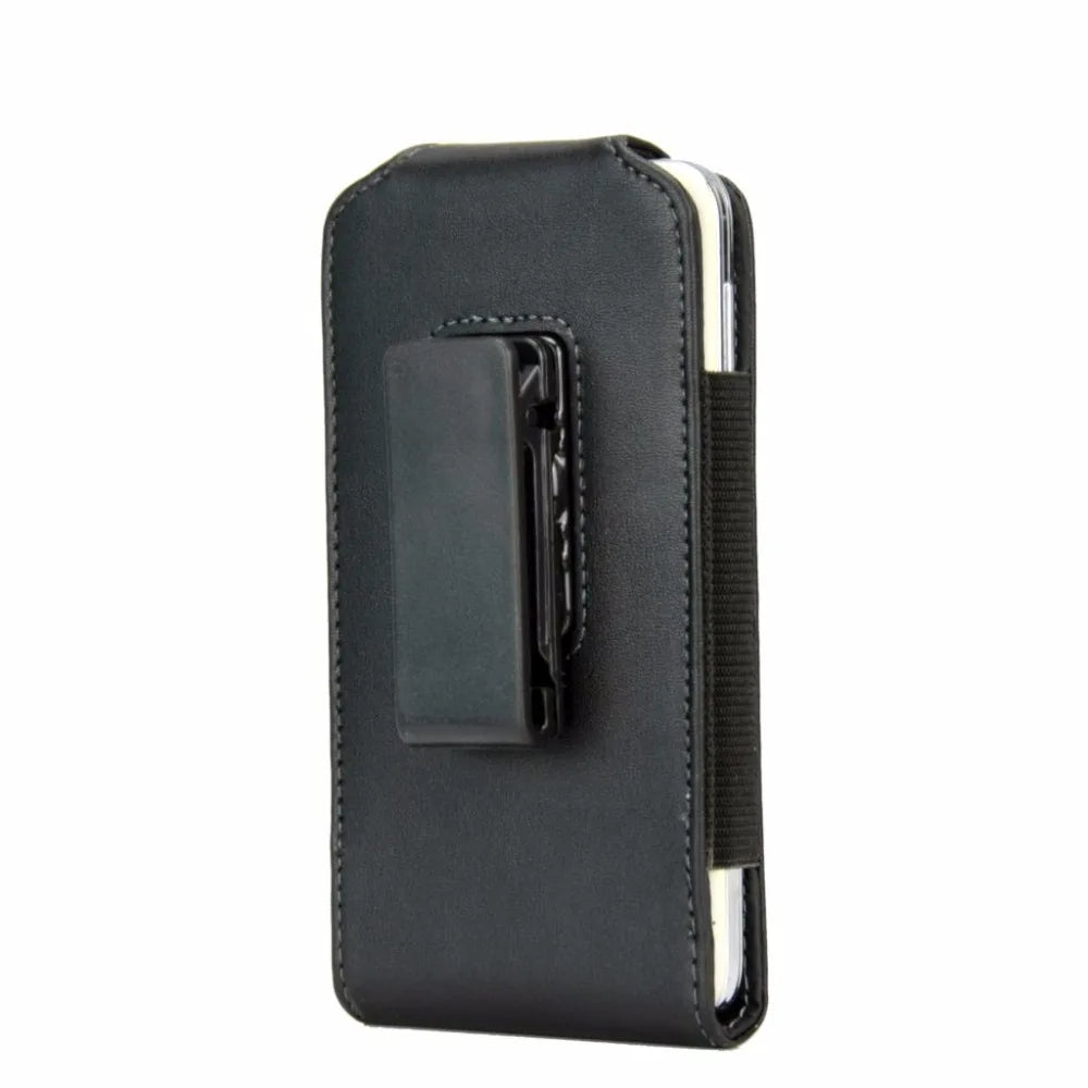 Leather Phone Case Belt Clip For iPhone 15 14 13 12 XS XR X 8 7 Plus Case 5-6.7" Leather Holster Case For iPhone 15 Pro Max Case