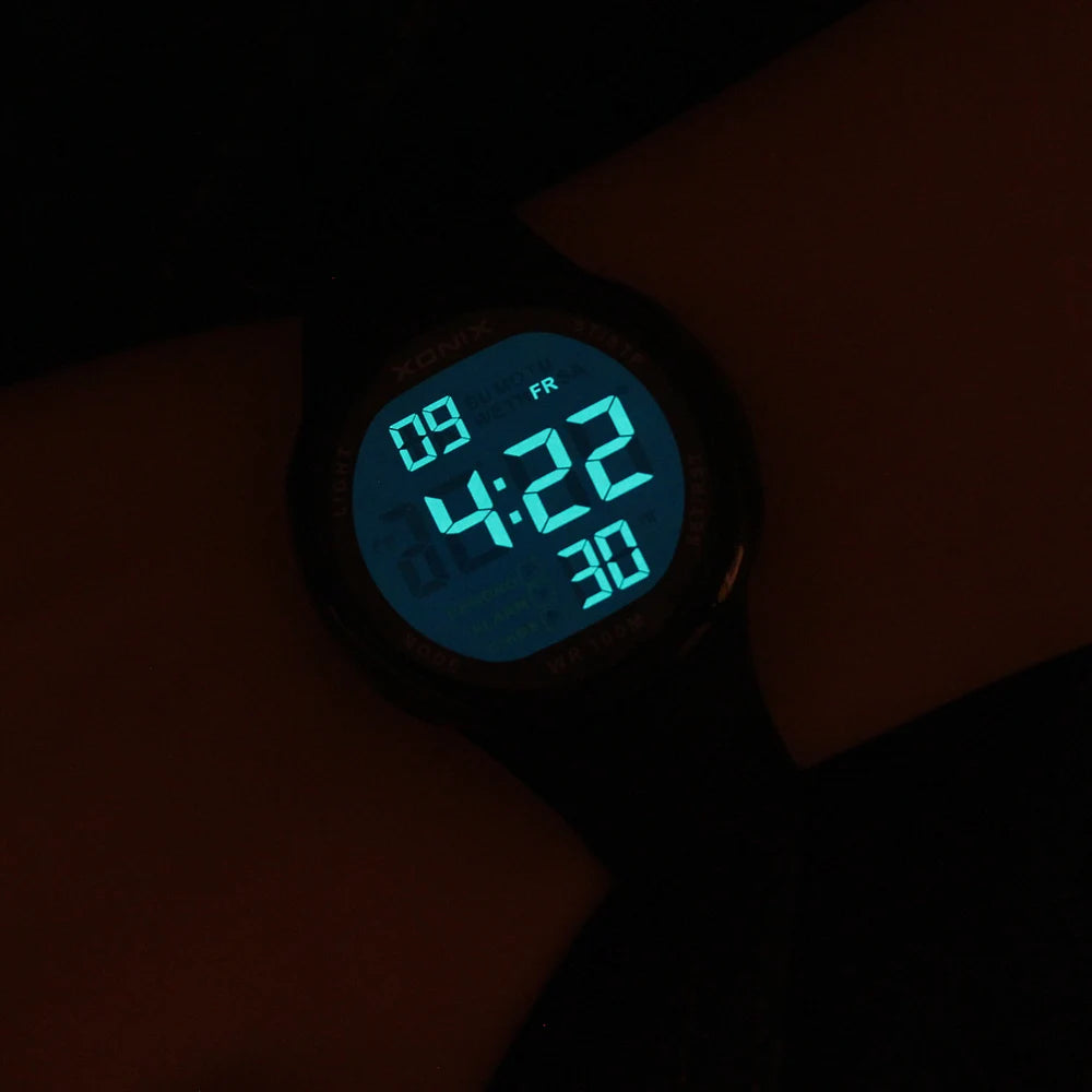 Men Sports Watches Waterproof 100m Outdoor Digital Watch