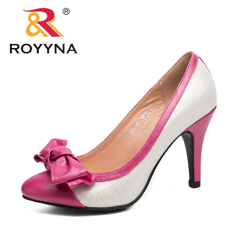 ROYYNA New Fashion Style Women Pumps Pointed Toe Women Shoes Shallow Lady Wedding Shoes comfortable Light Soft Free Shipping