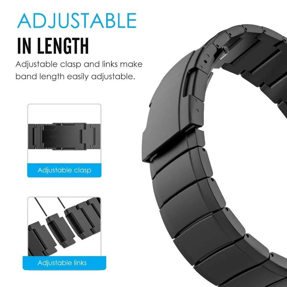 22mm 20mm Watch Band for Samsung Galaxy s3 watch 42 46mm Amazfit Bip Pace Motor 360 Stainless Steel Strap Gear S3 S2 Classic