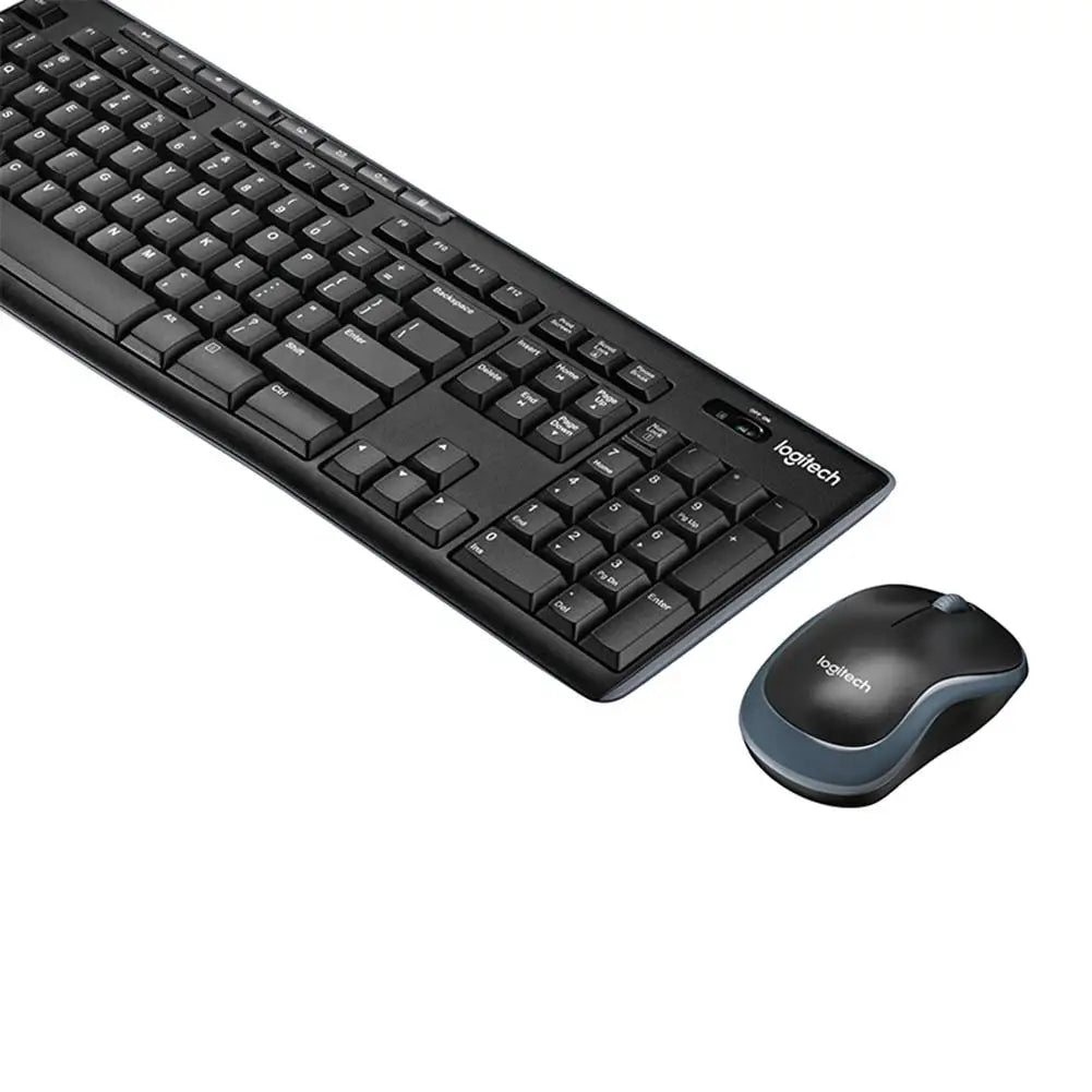 Logitech MK270 Mouse Keyboard Combo Set 2.4G Wireless Optical Mouse with Eight Shortcuts Long-lasting for Desktop Laptop PC