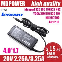 Original 65W 20V 3.25A TypeC AC Adapter Laptop Charger for Lenovo ThinkPad X280 X380 X390 X395 L580 ADLX65YLC3A ADLX65YCC3D