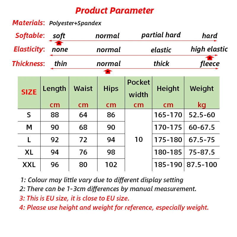 Men's Quick Dry Compression Pockets Workout Training Leggings