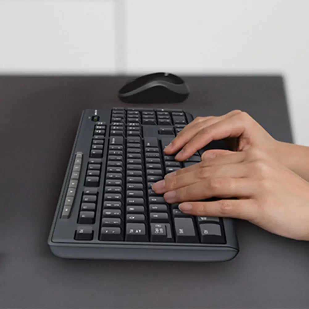 Logitech MK270 Mouse Keyboard Combo Set 2.4G Wireless Optical Mouse with Eight Shortcuts Long-lasting for Desktop Laptop PC