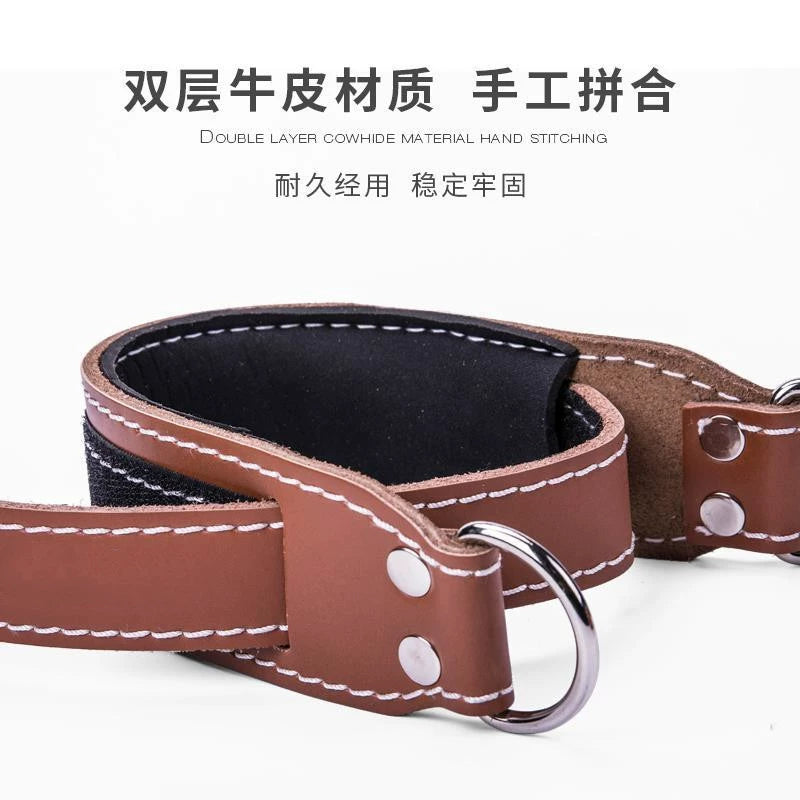 Gantry Leg Training Hip Strength Fitness Training Equipment Ankle Ring Leggings Buckle Ankle Strap Pulling Rope Cowhide