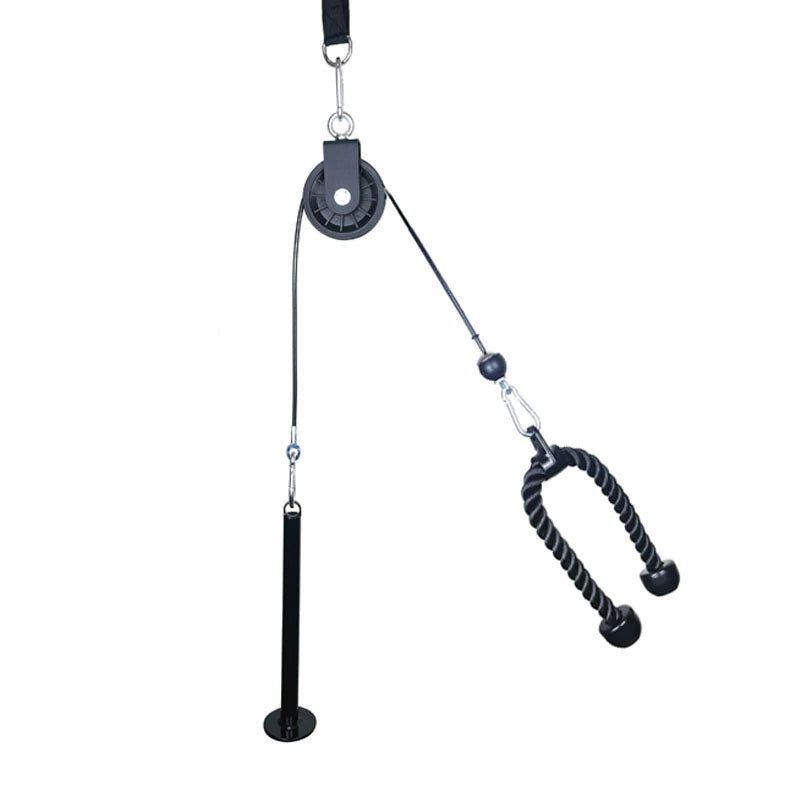 Homemade Fitness Equipment Restoration Accessories DIY For Home High Pull-down Practice Big Flying Bird Equipment Pulley Wire Rope