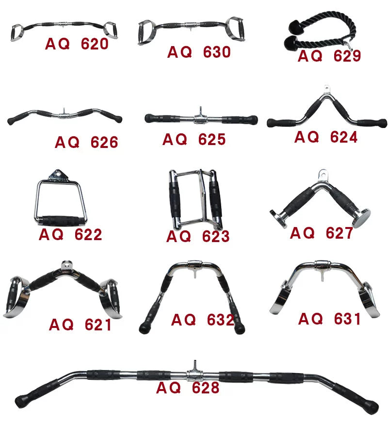 Triceps Rope High Pull-down Handle Rope Comprehensive Trainer Accessories Color Triceps Pulling Rope Side Pull