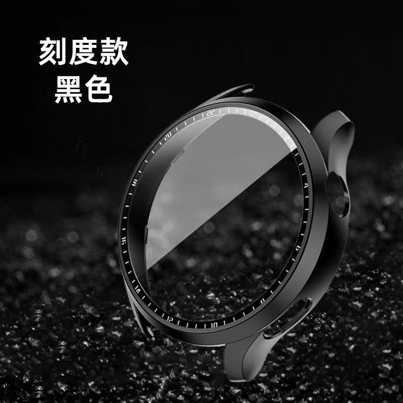 Applicable to Huawei Watch GT2 Strap GT3 Shell Membrane Integrated Silica Gel Protective Shell Protective Case 42 All-Inclusive Dial 46mm Smart Accessories Protective Film Clock Cover Watch Case Scratch-Resistant Men and Wome