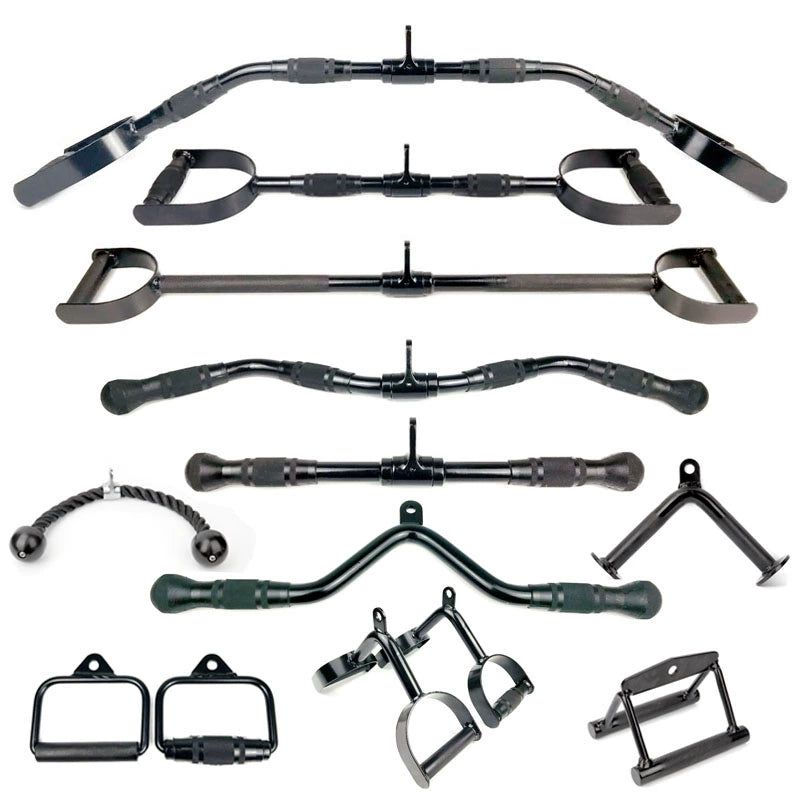 High Bottom Connecting Rod Pull Back Rod Sitting Rowing Handle Strength Training Equipment Big Flying Bird Fitness Equipment Accessories