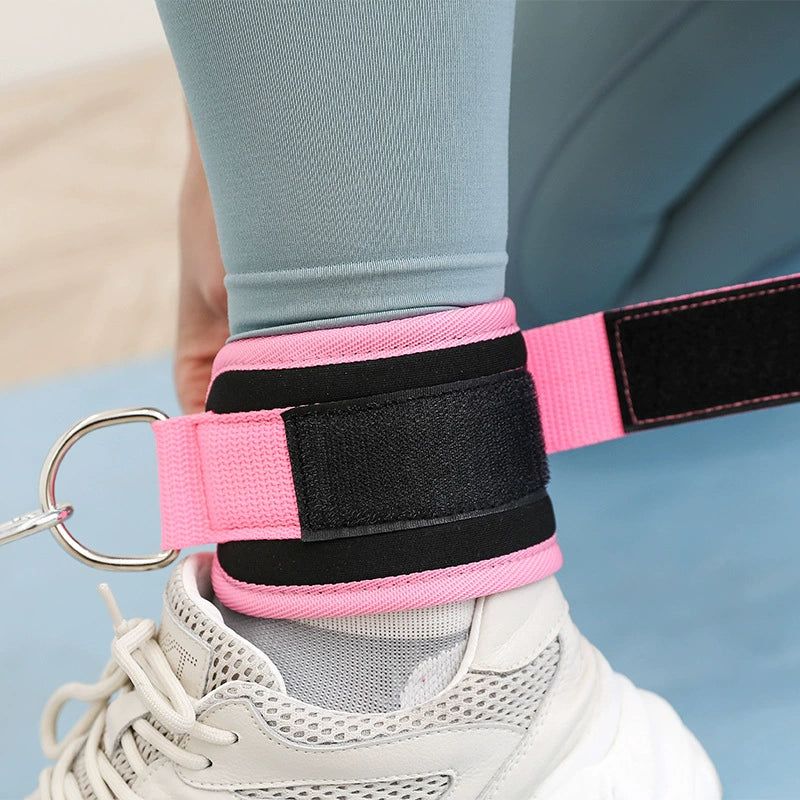 Gerlion Ankle Jelly Power Ring Rear Kick Hip Training Fitness Resistance Band Tensioner Pulling Rope Gantry Accessories