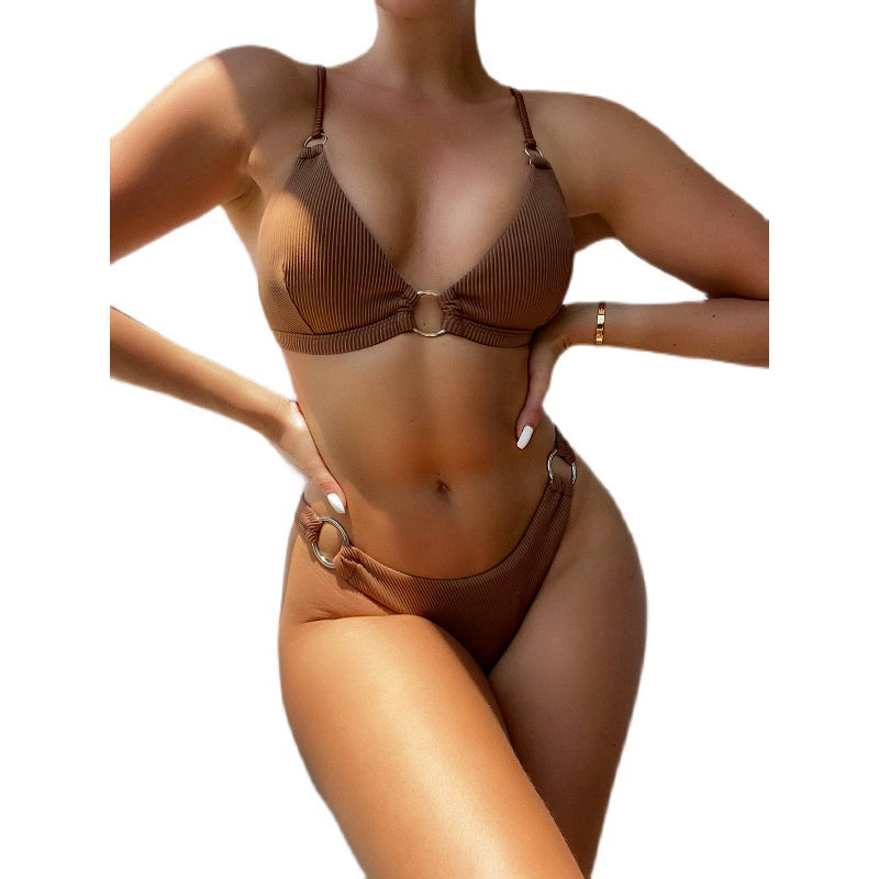 European Triangle Bikini Beach Seaside Swimsuit