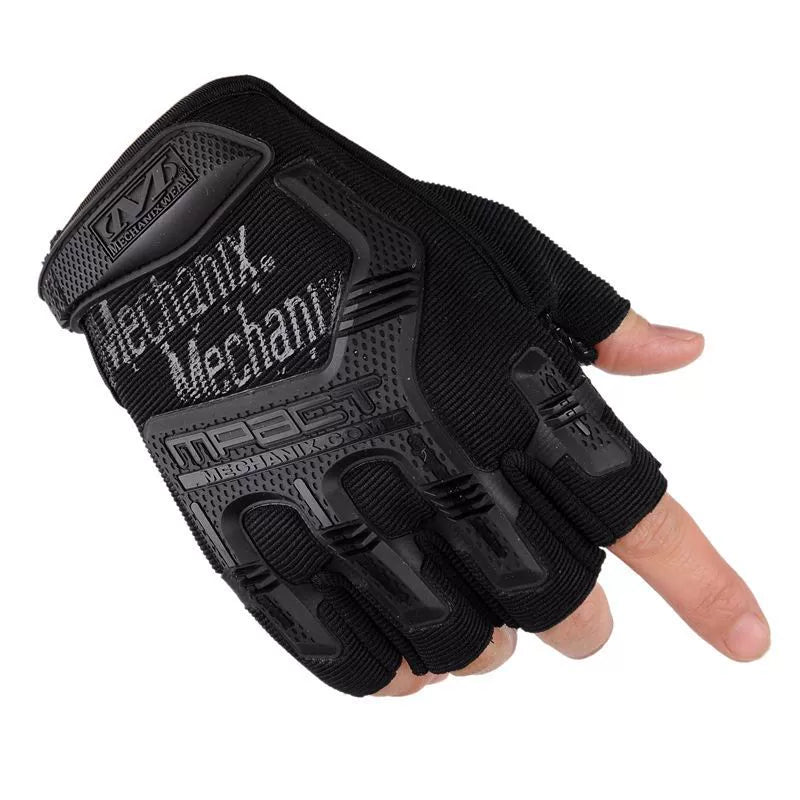 Special Forces Camouflage Gloves Men Sports Fitness Half Finger Outdoor Biking Mountain Climbing Tactical Open Finger Fighting Breathable Long Sleeve