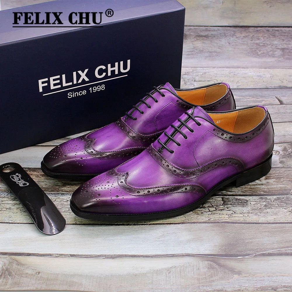 Men's Oxford Genuine Leather Dress Shoes