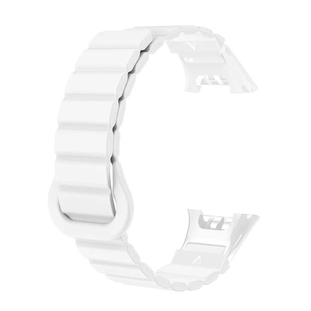 Watch Strap For XIaoMi Smart Watch Band 7 Pro Magnetic Silicone Soft Quick Release Lightweight Two-colors Head Clasp Man Woman