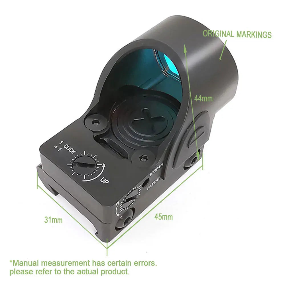 SOTAC GEAR Tactical SRO Red Dot Sight 2.5 MOA Hunting Weapon SRO Reflex Sights Optics Scope Fit 20mm Rail