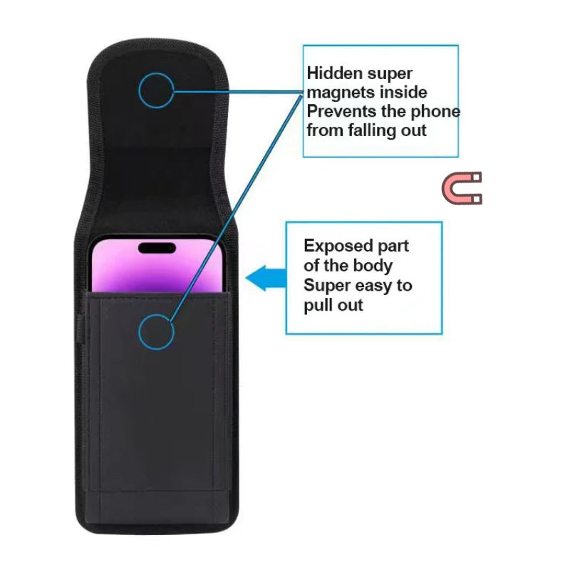 Leather Phone Belt Clip Case Men Waist Bag Holder For Xiaomi 11 Lite 13T 12T 11T,Redmi Note 13 12 10 9 Pro 12S 10C Holster Pouch