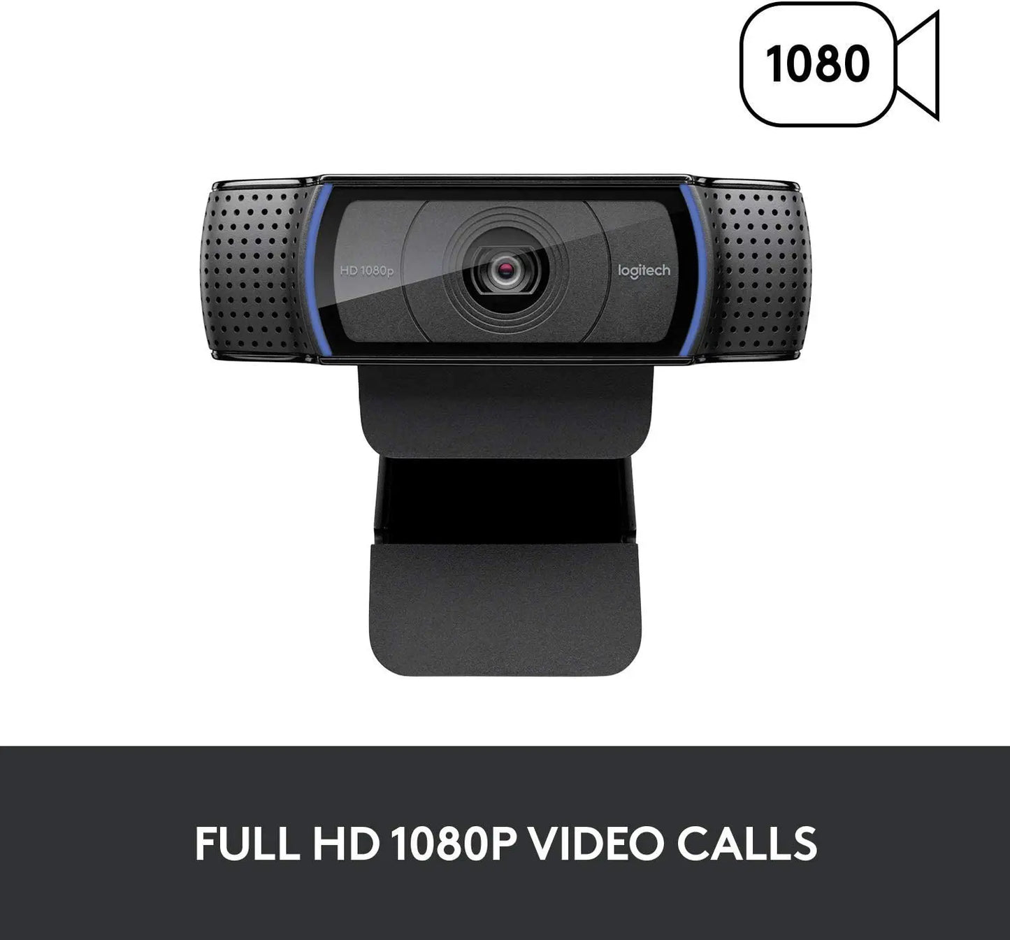Logitech C920e C920 HD Smart 1080p Mic-Enabled Live Anchor Webcam For Desktop Laptop Office Meeting Video