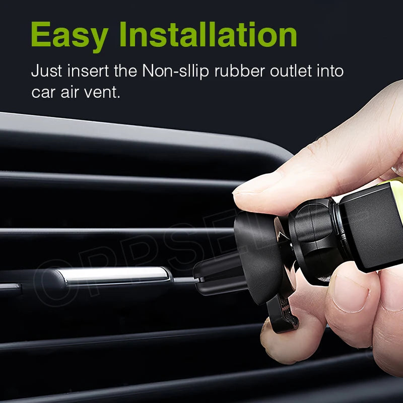 Car Phone Holder For iPhone 13 12 11 X XS 8 7 Samsung S21 S20 360 Degree Support Mobile Air Vent Mount Holder Phone Stand in Car